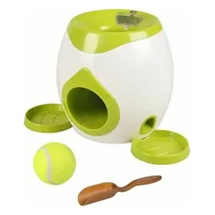 Flamingo dog toy Wilson White Lime green