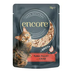 Encore Cat Tuna Fillet with Crab in Broth 70 g