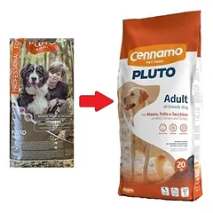 Professional food PLUTO dog adult 20 kg