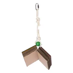 TIAKI draskymo žaislas Hanging Book, apie B 18 x H 41 cm — 2 nuotrauka
