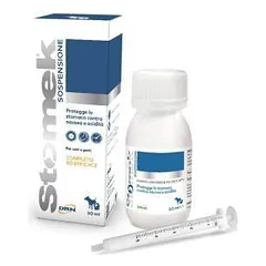 DRN Stomek papildai šunims ir katėms, esant padidėjusiam rūgštingumui ir pykinimui, 50 ml