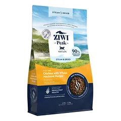 Ziwi Peak Steam&Dried Cat Chicken with Whole Mackerel sausas pašaras katėms 2,2 kg