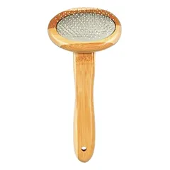 Duvo+ šepetys kuokštams šalinti Bamboo katėms, Matmenys: 18 x 9 cm — 2 nuotrauka