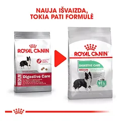 Royal Canin Dog Digestive Care Medium visavertis pašaras šunims turintiems jautrų virškinimą, 3 kg — 3 nuotrauka