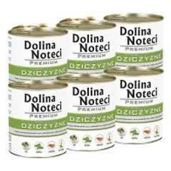 Konservai šunims su žvėriena Dolina Noteci Premium, 6 x 800 g