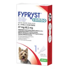 Fypryst Combo antiparazitinis užlašinamasis tirpalas mažų veislių šunims (2-10 kg)