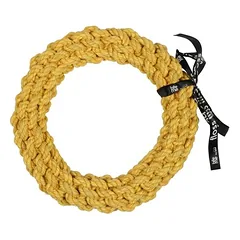 Europet Bernina Hundespielzeug geflochtener Ring „da-chain“ gelb