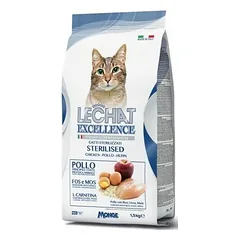 LeChat Excellence Sterilised su vištiena, sausas maistas katėms 1,5 kg — 2 nuotrauka