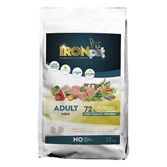 IRONpet TURKEY Mini Adult vieno baltymo pašaras suaugusiems šunims