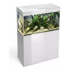 Glossy 80 akvariumas stačiakampis, baltas, 80x35x50 cm