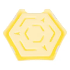 TIAKI lėtai ėsti skatinantis dubenėlis Yellow Hexagon, 450 ml — 2 nuotrauka