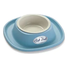 Plastmasas bļoda ar gumijas paliktni SOFT TOUCH 28x5,5cm, daž.krāsas — 3 nuotrauka