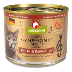 GranataPet Symphonie - daug mėsos turintis kačių maistas, fazanas ir triušis
