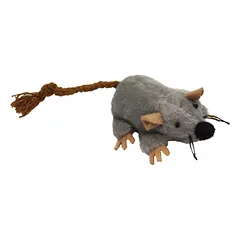PET NOVA Plush Mouse pliušinė pelė katėms 7x5cm 3vnt — 2 nuotrauka