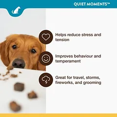 NaturVet Quiet Moments skanėstai, papildas šunims, 120 vnt. — 5 nuotrauka