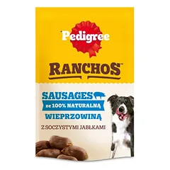 PEDIGREE Ranchos dešrelės 60 g – natūralus skanėstas šunims su kiauliena