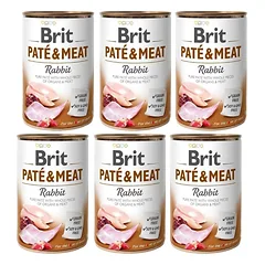 BRIT PATÉ & MEAT – TRIUŠIENA 6x400 g