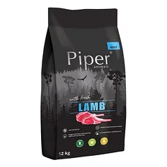 PIPER sausas ėdalas su ėriena šunims 12 kg