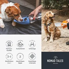 Nomad Tales Spirit 3-in-1 Reiseflasche aus Edelstahl