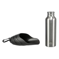 TRIXIE Gertuvė butelis su dubenėliu, nerūd. plienas/plastikas, 0.75 l (pak.3)