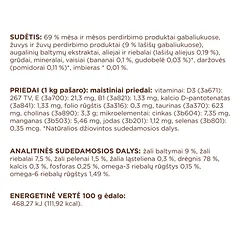 CLUB 4 PAWS Premium konservuotas pašaras su lašiša padaže kačiukams, 80 g — 3 nuotrauka