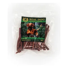 REAL DOG SNACKS skanėstas su ėriena, 500 g