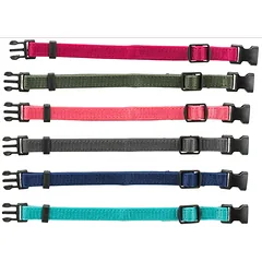 TRIXIE Šuniukų antkaklių rinkinys 6vnt., dydis S-M - 17-25cm (šviesus)