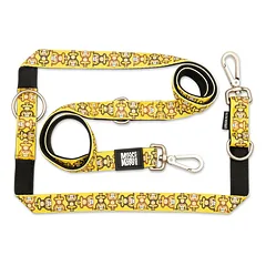 Max & Molly Multi-Leash Monkey Maniac - reguliuojamas pavadėlis šunims, įdomus raštas, 200 cm — 3 nuotrauka