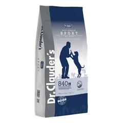 DR. CLAUDER’S SPORT sausas maistas suaugusiems sportuojantiems šunims 15kg