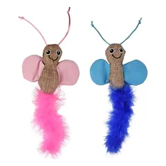 Flamingo Katzenspielzeug Schmetterling