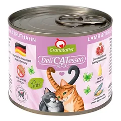 GranataPet DeliCatessen bandomasis rinkinys, drėgnas maistas katėms 6 x 200 g — 5 nuotrauka