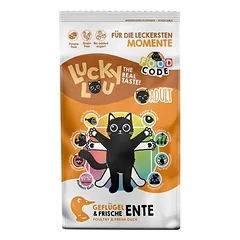 LuckyLou Cat - su paukštiena ir antiena, sausas maistas katėms, 1,5 - 2,9 kg — 2 nuotrauka