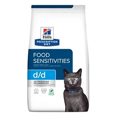 Hill’s Prescription Diet d/d sausas maistas katėms Odos priežiūrai 1.5 kg