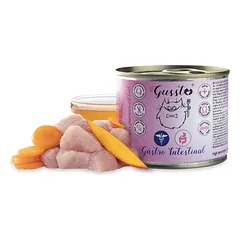 GUSSTO Vet Gastro Intestinal kalakutiena nuo skrandžio problemų 12x200 g