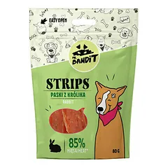 Mr.Bandit Dog Strips Rabbit 80 g