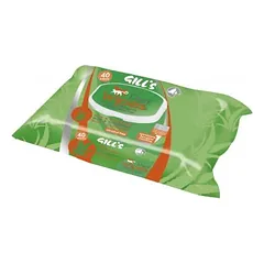 GILL’S Servetėlės Augintiniams Su Chlorheksidinu Ir Aloe Vera, 40vnt