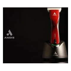 Andis Pulse ZR II Raudonas - profesionalus belaidis kirpimo mašinėlė, 5 greičių su baterijomis ir plačiu CeramicEdge peiliuku (0,5 mm), Czerwony w uśmiechy / 2 / nr 30 — 2 nuotrauka