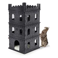 Canadian Cat Company Felty Fort draskyklė katėms, apie L 55 x B 55 x H 108 cm — 2 nuotrauka