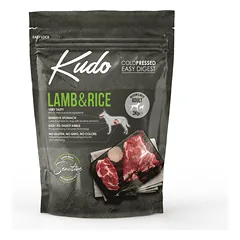 Kudo Lamb&Rice Medium Maxi Adult sausas maistas suaugusiems šunims su ėriena ir ryžiais, 3 kg