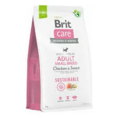 Brit Care SS Adult Small Breed su vištiena ir vabzdžiais, sausas maistas šunims 1 kg — 2 nuotrauka