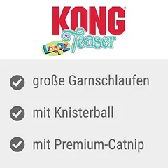 KONG Teaser Loopz meškerė katėms, 1 vnt. — 3 nuotrauka