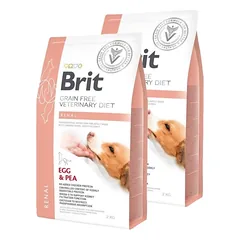 Brit gf veterinary diets dog Renal 2x2kg