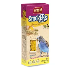 Skanėstai banguotosioms papūgėlėms su kiaušiniu, (2 vnt), 80g