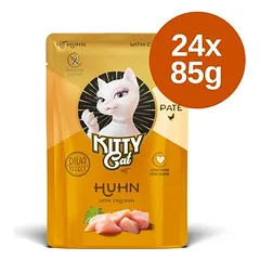 KITTY Cat Paté drėgnas maistas katėms, ekonominė pakuotė 24 x 85 g