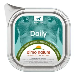 Almo Nature Daily Dog Kalakutiena su cukinijomis drėgnas maistas suaugusiems šunims, 100 g