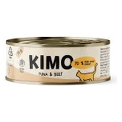 Kimo Cat Tuna & Beef 70 g parduotuvėje petreon.lt