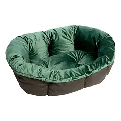 Ferplast aksominis žalias užvalkalas krepšiui Siesta Deluxe (be krepšio), Dydis 6: L 73 x B 55 x H 27 cm — 5 nuotrauka