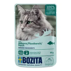 Bozita konservai su ešerio gabaliukais drebučiuose katėms - Pet24