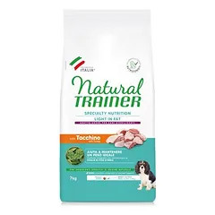 Natural Trainer Light in Fat Adult Small & Toy su kalakutiena, sausas maistas šunims, 1,5 - 2,9 kg — 4 nuotrauka