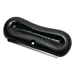Groomi Deshedding Black Brush - šukavimo šepetys, povilnės šalinimo įrankis, juodas